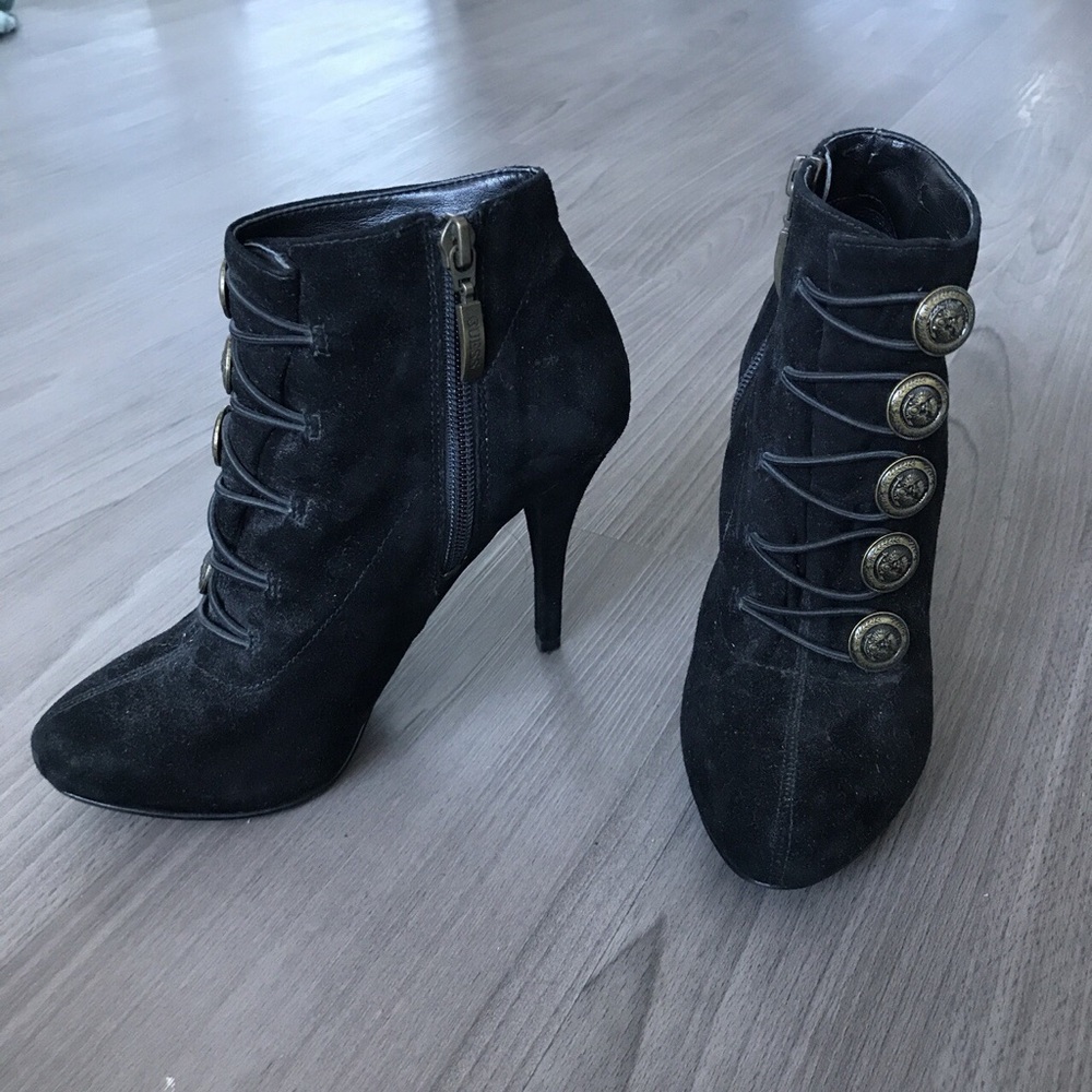 Guess ankle bootie heels